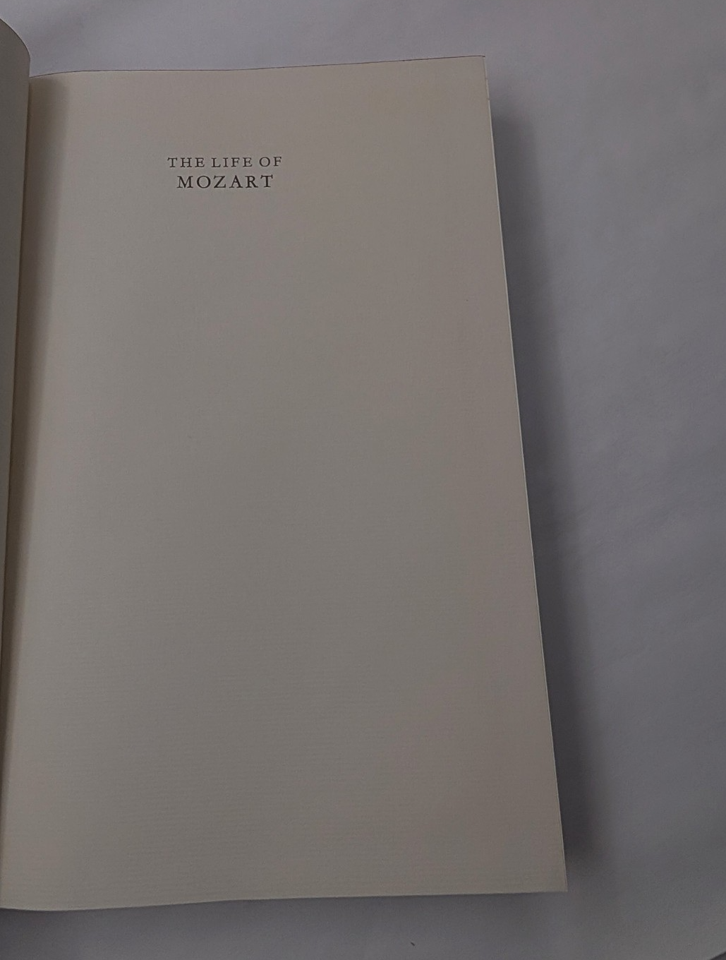 Folio Society Mozart Edward Holmes 1991 Hardcover in Slipcase Illustrated