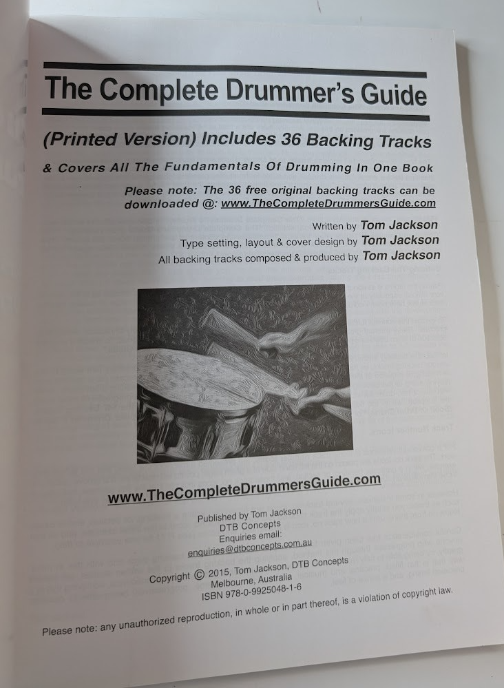 Complete Drummers Guide Tom Jackson PB 2015 Drumming Music Lessons Percussion