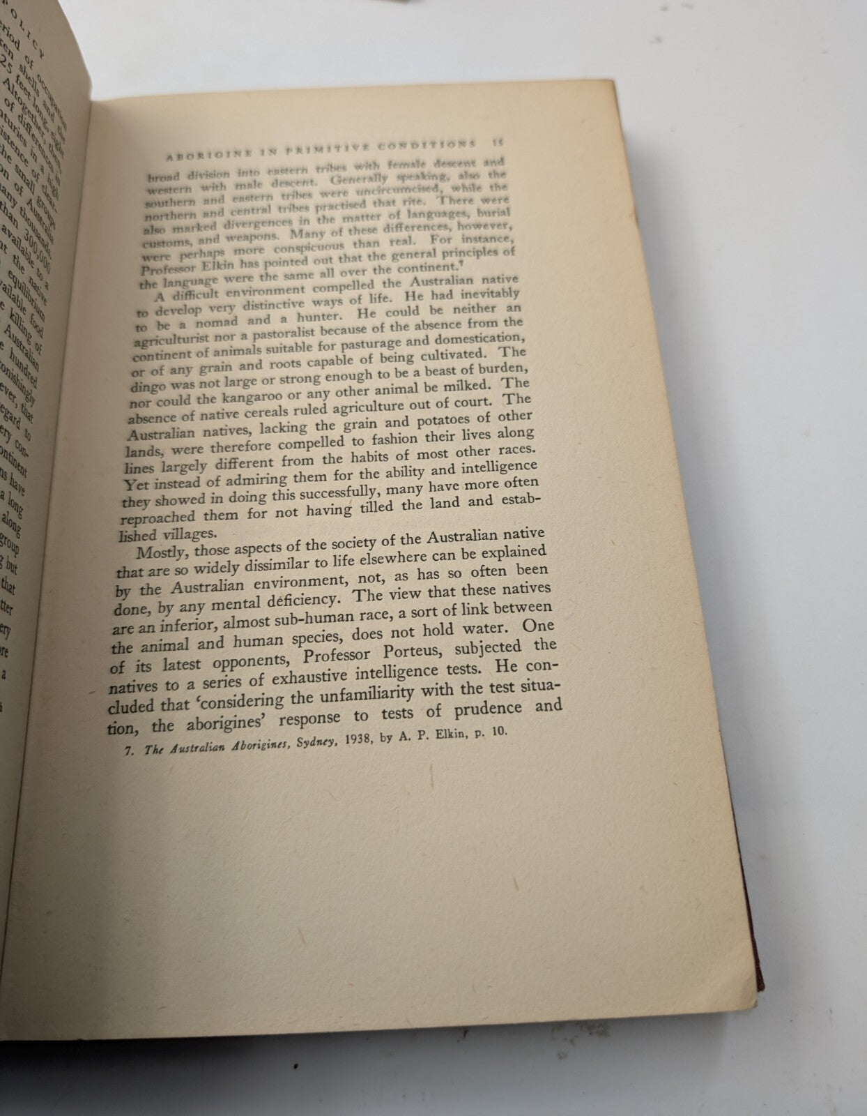 Australian Native Policy Its History Especially in Victoria Edmund Foxcroft 1941