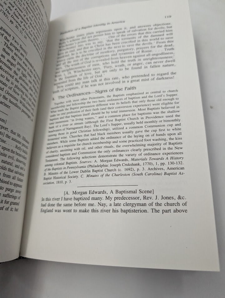 Baptist Life and Thought 1600-1980