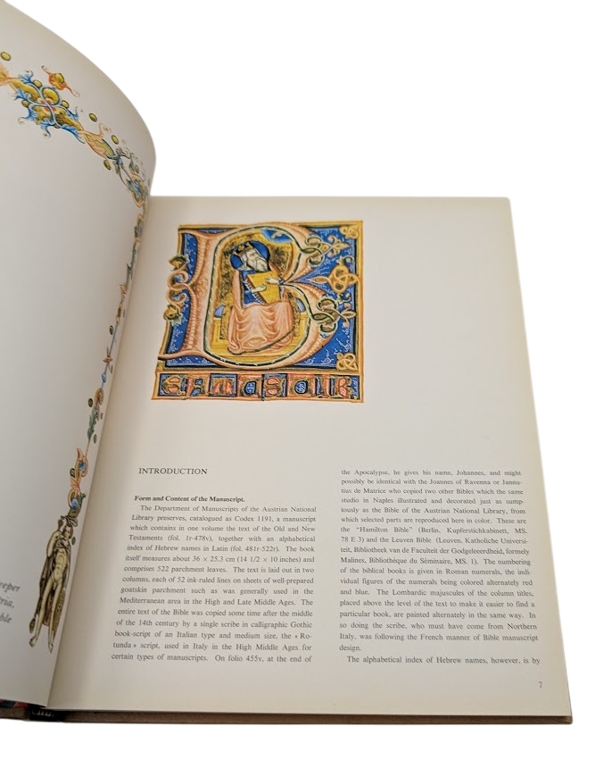 The Illuminated Naples Bible (Old Testament): 14th-Century Manuscript Hardcover