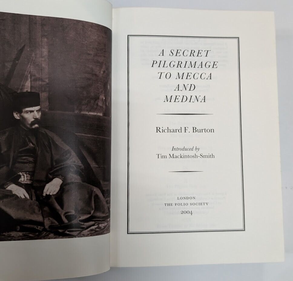 A Secret Pilgrimage to Mecca and Medina by Richard Burton Folio Society w/ case