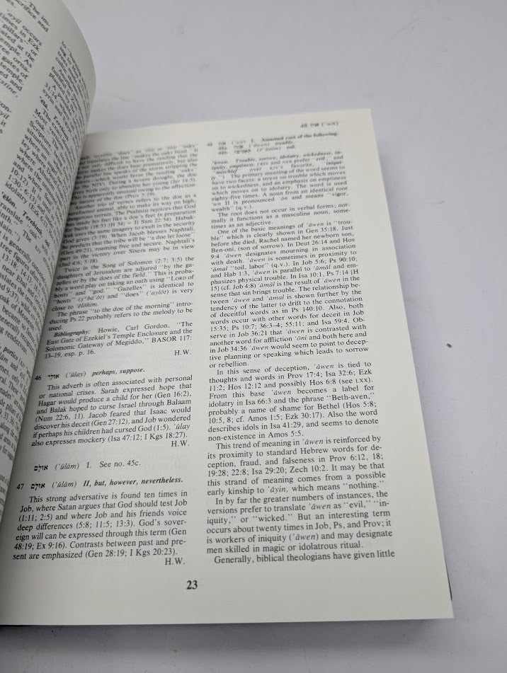 Theological Wordbook of the Old Testament 2 Volume Set by Harris, Archer, Waltke