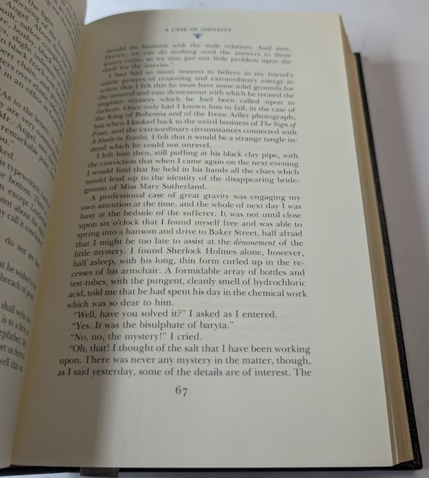 Best of Sherlock Holmes by Arthur Conan Doyle - Franklin Library Leather Bound Edition