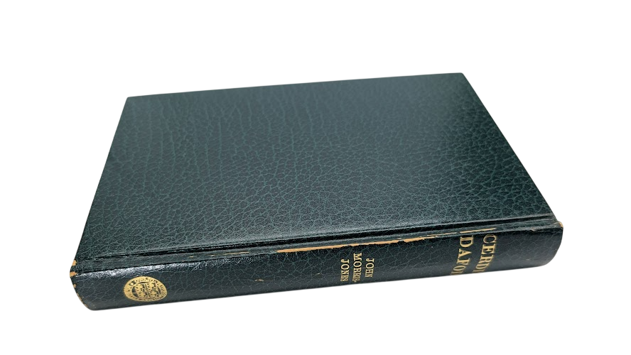 Cerdd Dafod by Sir John Morris Jones - WELSH Poetry HardcoverLinguistics