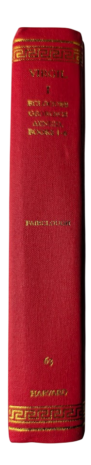 Virgil Loeb Eclogues Georgics Aeneid Books 1-6  (Volume  1)  HC Latin Epic