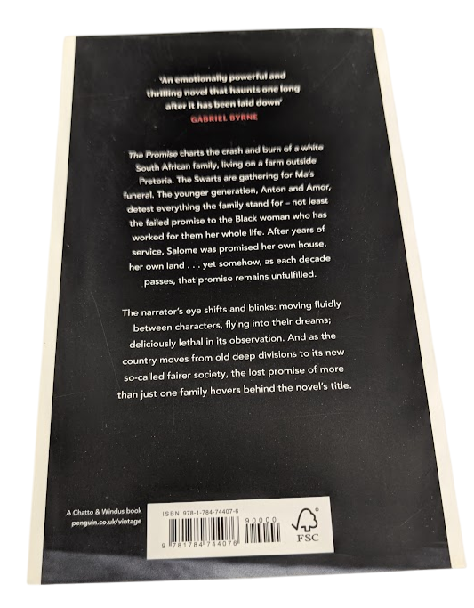 The Promise Damon Galgut PB 2021 Booker Prize Winner South Africa Fiction