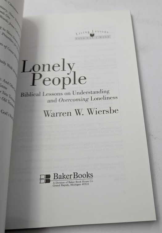 Lonely People Christian Living Lessons Overcoming Loneliness