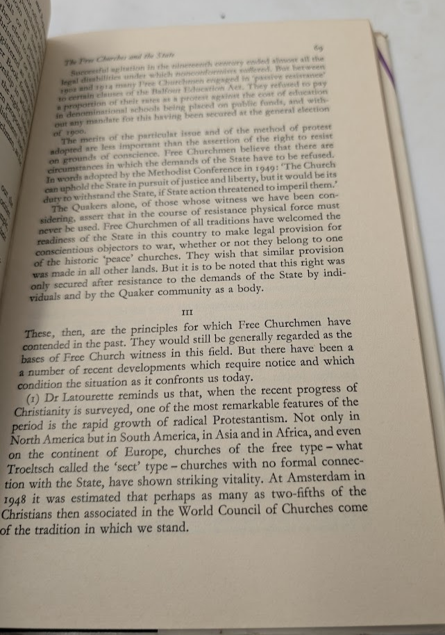 Free Churchmen, Unrepentant and Repentant
