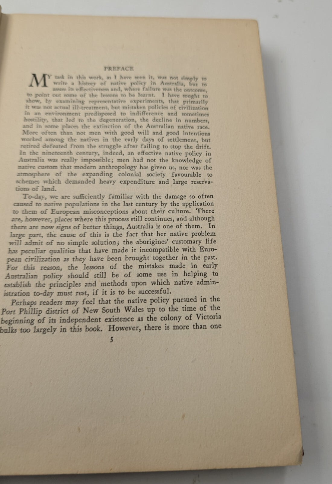 Australian Native Policy Its History Especially in Victoria Edmund Foxcroft 1941