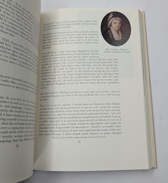 Nelson and Emma by Roger Hudson Folio Society - No Slipcase
