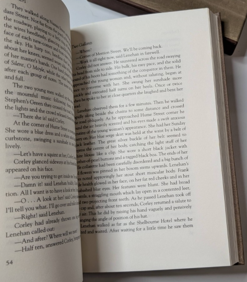 Dubliners James Joyce 2003 Short Stories Fiction Folio Society Hardcover