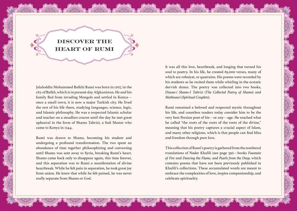 The Heart of Rumi Poems of Friendship Love & Spiritual Reflection