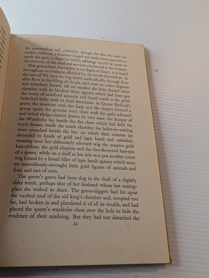 Ur: The First Phases by Leonard Woolley – actual book photo