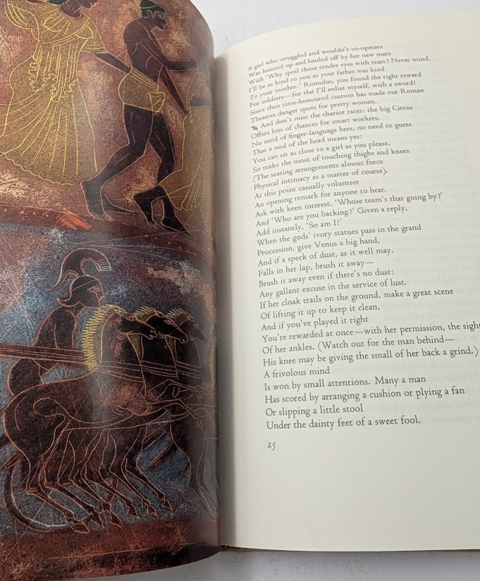 The Art of Love Ovid James Michie Translation Folio Society Classic HC 1993