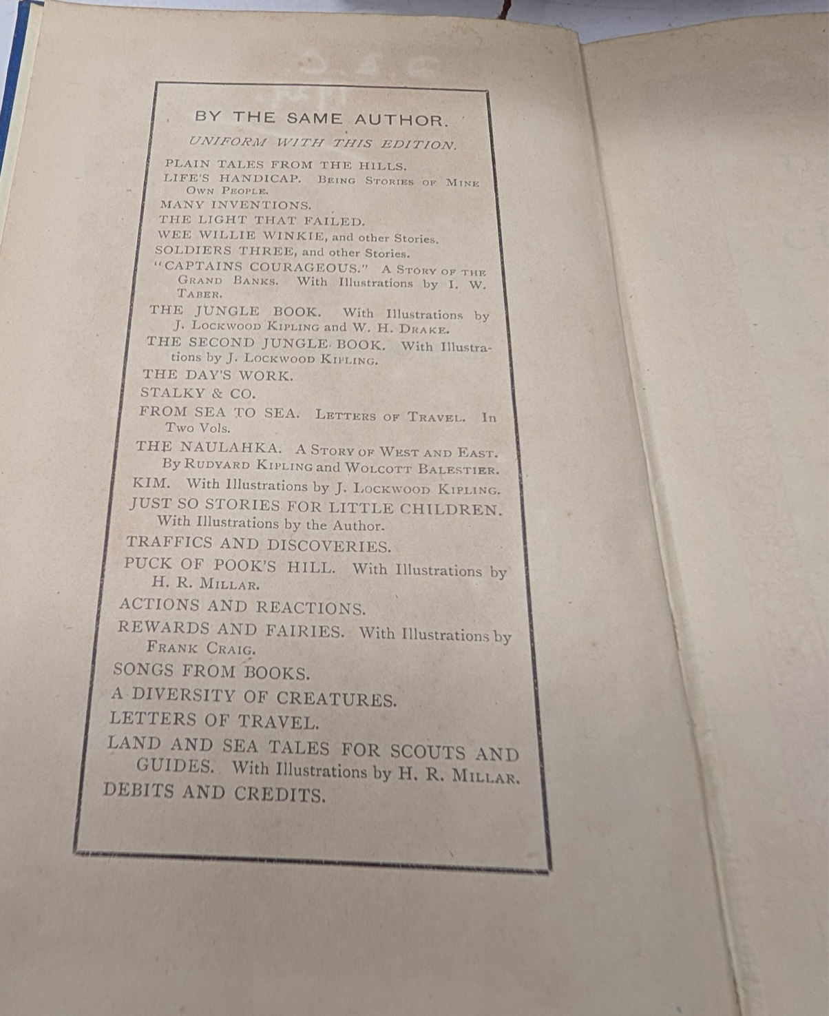 Rudyard Kipling 1904 Collection -10 volumes