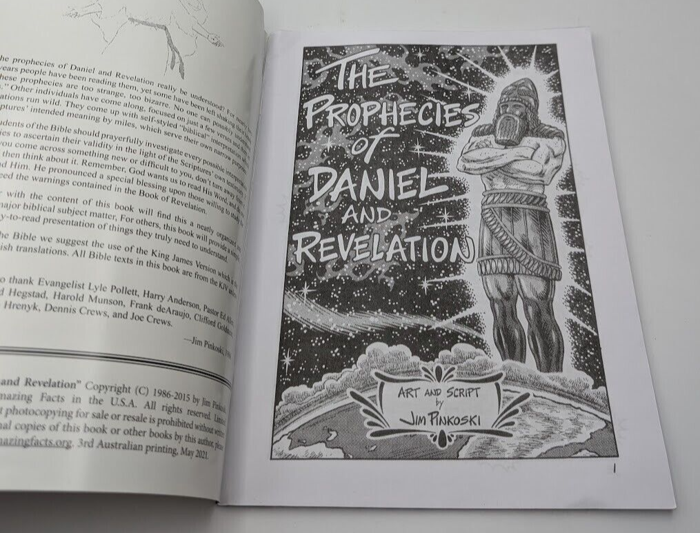The Prophecies of Daniel & Revelation by Jim Pinkoski (Paperback 1986) Christian