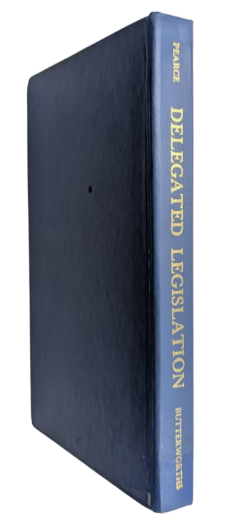 Delegated Legislation Australia New Zealand Dennis Pearce HC 1977