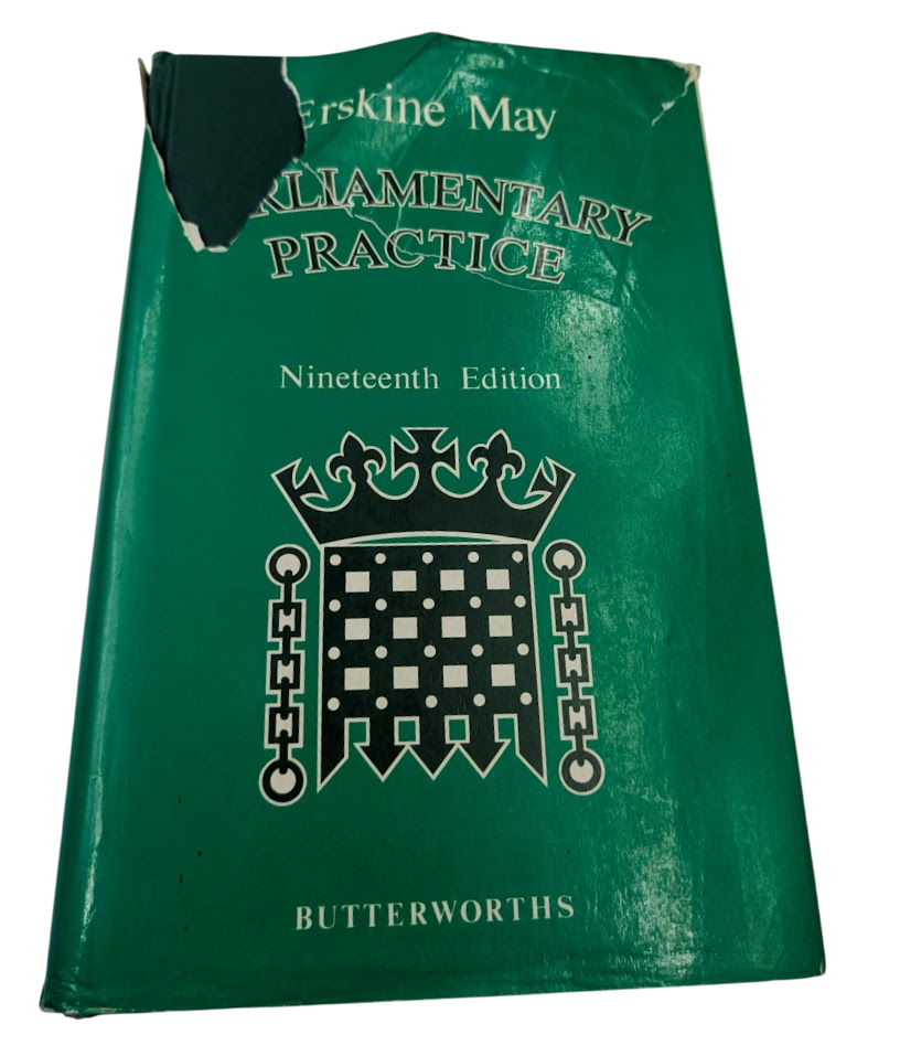 Erskine May: Parliamentary Practice by Mark Hutton (Hardcover) Nineteenth Ed