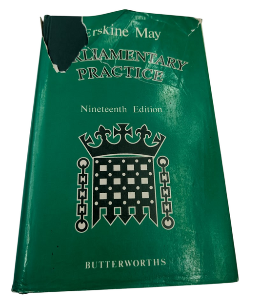Erskine May: Parliamentary Practice by Mark Hutton (Hardcover) Nineteenth Ed