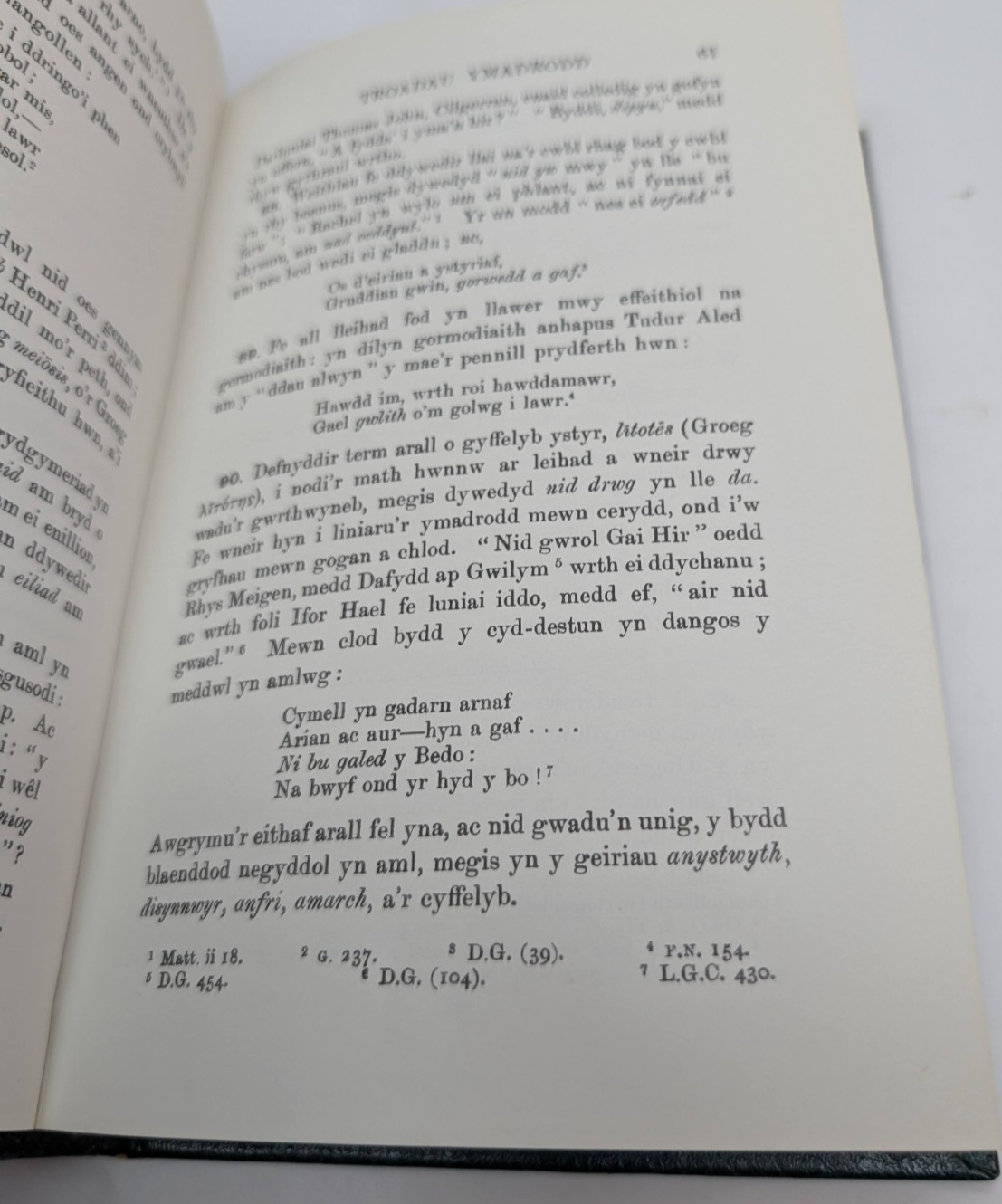 Cerdd Dafod by Sir John Morris Jones - WELSH Poetry HardcoverLinguistics