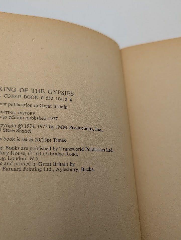 King of the Gypsies: The Incredible But True Story by Paperback, 1977