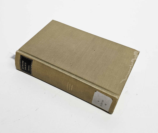 Humane Policy Or Justice to the Aborigines of New Settlements 1968 printing