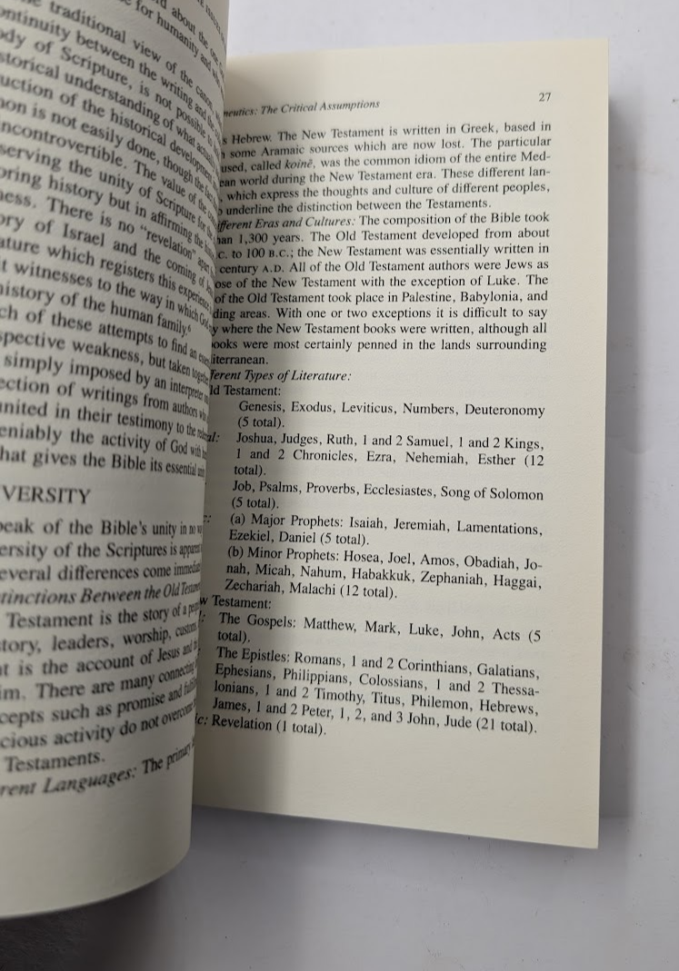 Biblical Hermeneutics: An Introduction