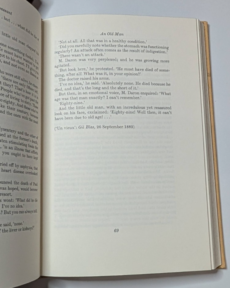 Bed 29 and Other Stories Guy de Maupassant 1994 stories fiction Folio Society