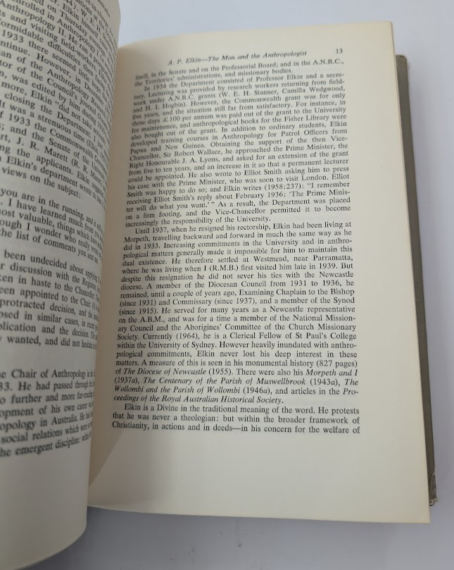 Aboriginal Man in Australia Essays in Honour of AP Elkin HC 1964 Edited R Berndt