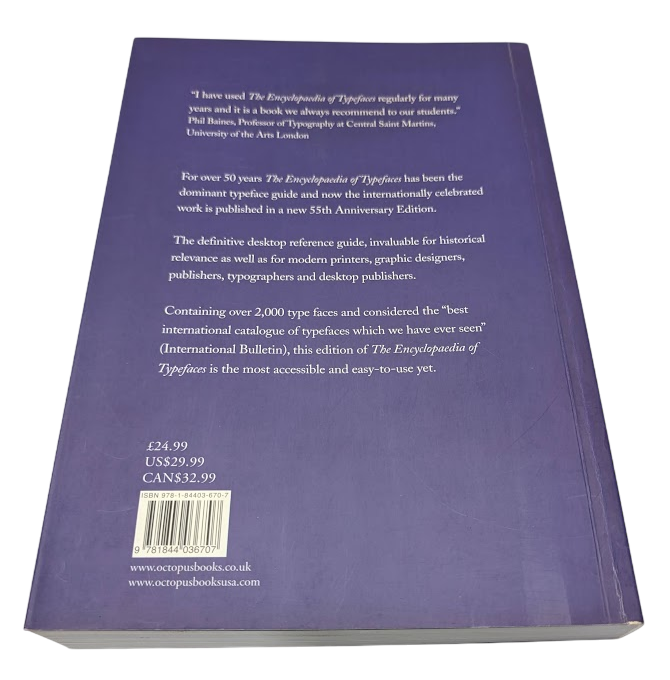 Encyclopaedia of Typefaces Berry Jaspert Johnson  Fonts Design Guide
