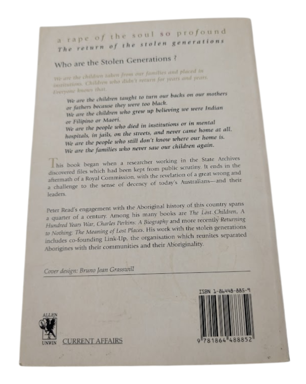 A Rape of the Soul So Profound: The return of the Stolen Generation