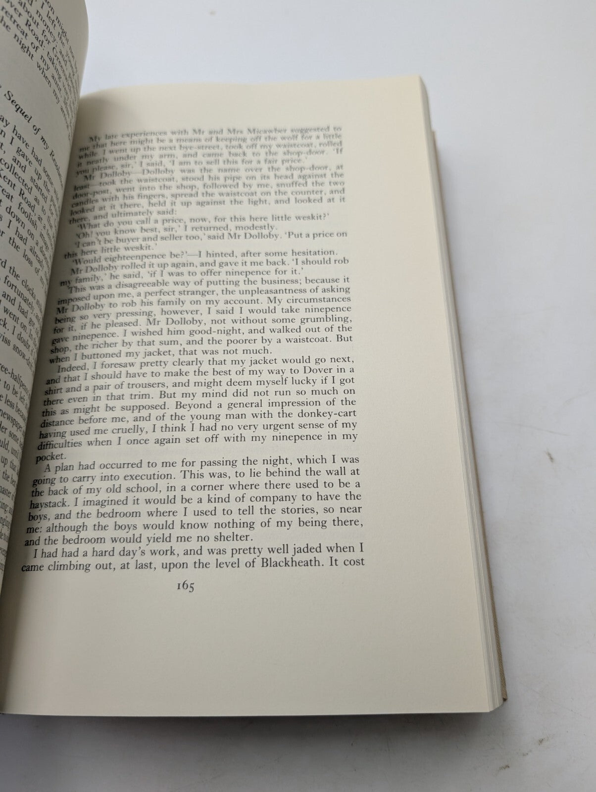 David Copperfield Charles Dickens 1983 No case Folio Society Bound upside down