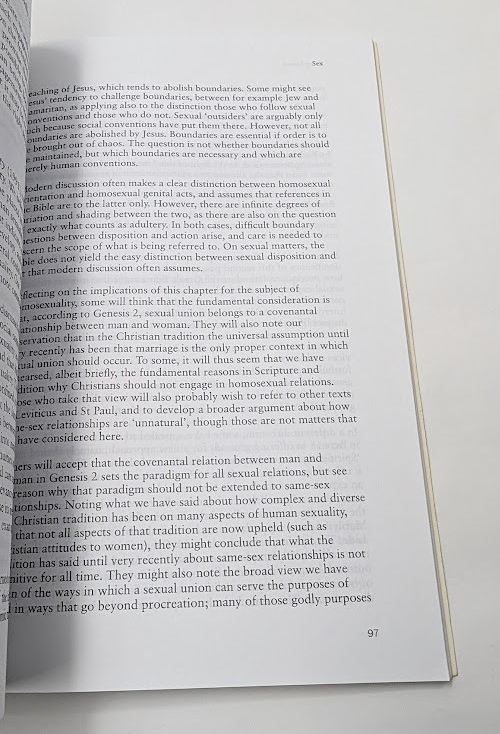 Being Human Power Money Sex and Time Doctrine Commission Church of England