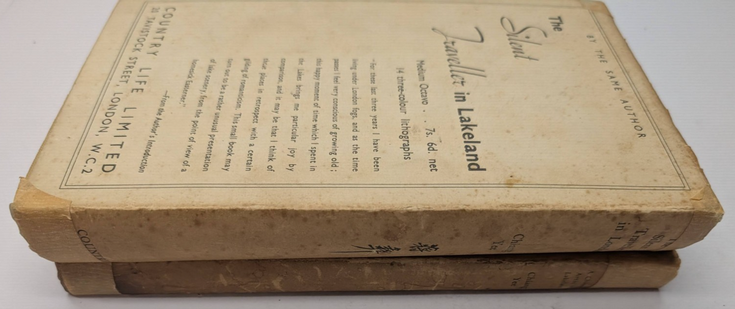 The Silent Traveller  - A Chinese artist in London + A Chinese artist in Lakeland 2 Volumes by Chiang Yee