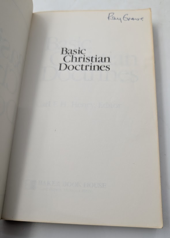 Basic Christian Doctrines  Theology