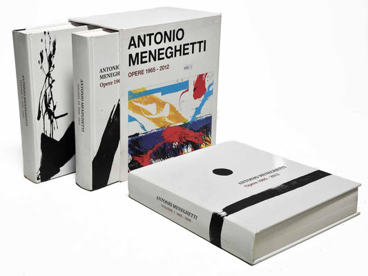 Three volume set of Antonia Meneghetti Opere 1965-2012