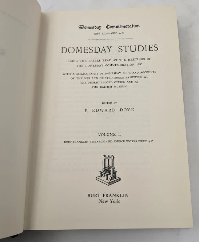 Domesday Studies, Volume I, photograph 5