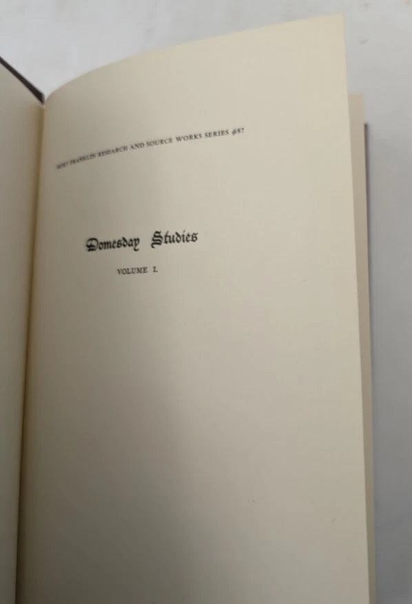 Domesday Studies, Volume I, photograph 6
