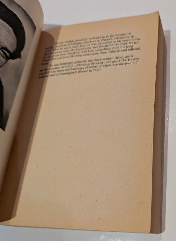 Bound for Glory by Woody Guthrie, actual copy photo 4