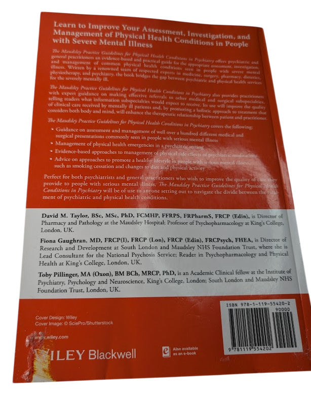 The Maudsley Practice Guidelines for Physical Health Conditions in Psychiatry, actual copy photo 3