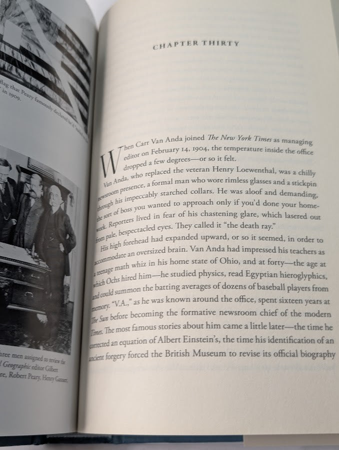 Battle of Ink and Ice: A Sensational Story of News Barons, North Pole Explorers, and the Making of Modern Media - actual copy, photograph 7