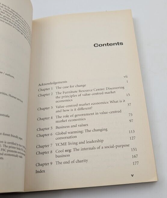 The End of Charity: Time for Social Enterprise - actual copy, photograph 4