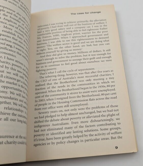 The End of Charity: Time for Social Enterprise - actual copy, photograph 5
