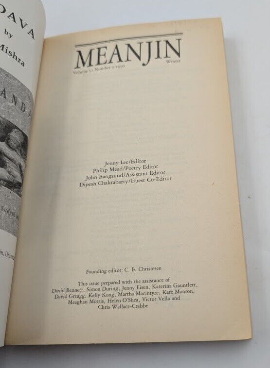 Where Is the West? Meanjin, Winter 1992 - actual copy, photograph 4