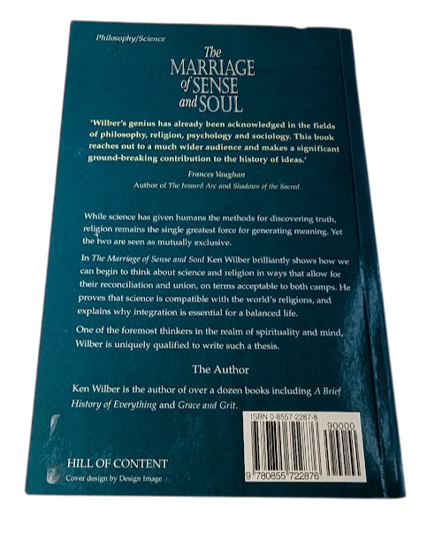 The Marriage of Sense and Soul: Integrating Science and Religion - actual copy, photograph 2