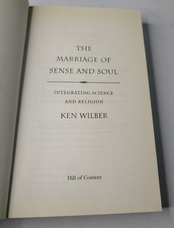 The Marriage of Sense and Soul: Integrating Science and Religion - actual copy, photograph 5