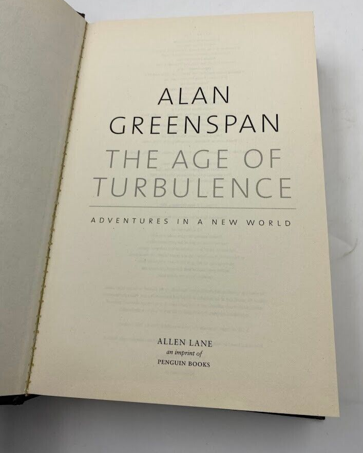 The Age of Turbulence - actual copy, photograph 6