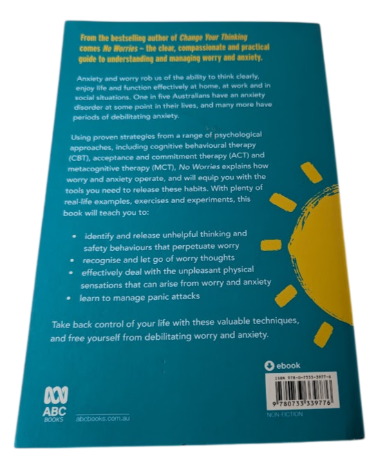 Sarah Edelman Two-Book Bundle: No Worries + Change Your Thinking - actual copy, photograph 3