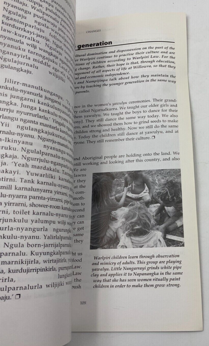 Warlpiri Women's Voices: Our Lives, Our History (English and Warlpiri) - actual copy, photograph 6